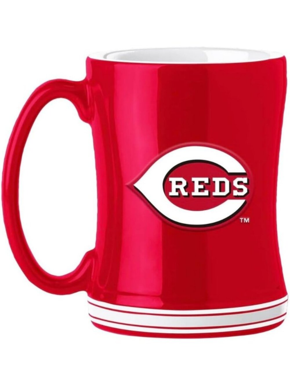 Cincinnati Reds 14oz Relief Mug - Perfect for Fans, Collectible Drinkware, Gift